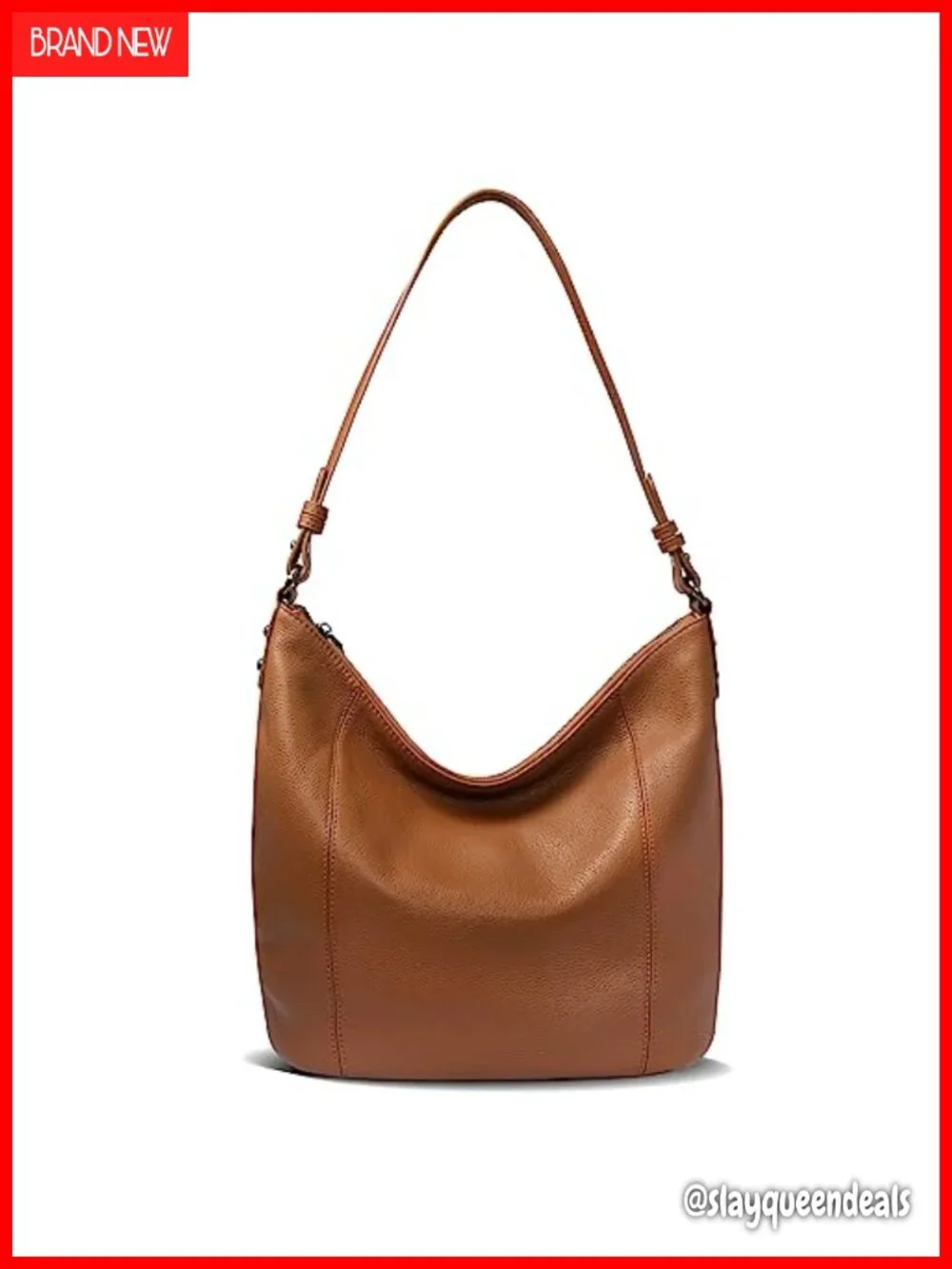 Genuine Leather Hobo Shoulder Bag Women Crossbody Tote